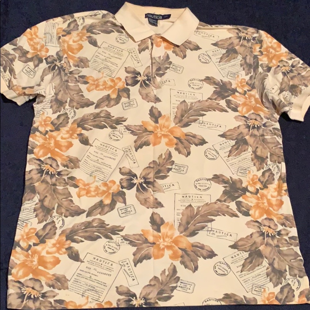 Vintage rare Nautica polo